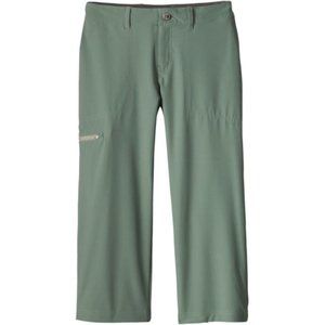Patagonia Happy Hike Cropped Pant - Hemlock Green, Size 8